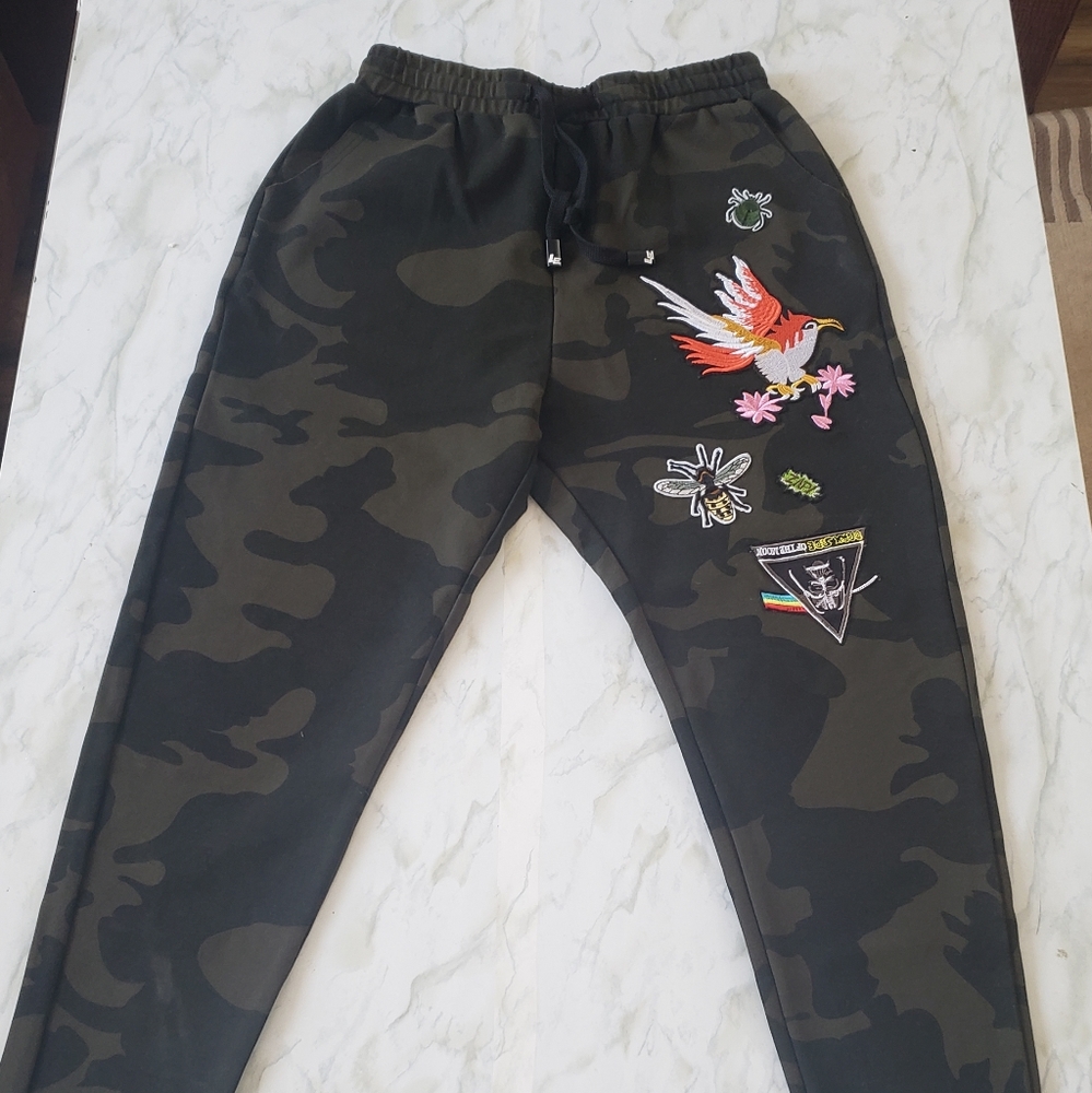 Paisley women's cropped pant. Made in France.